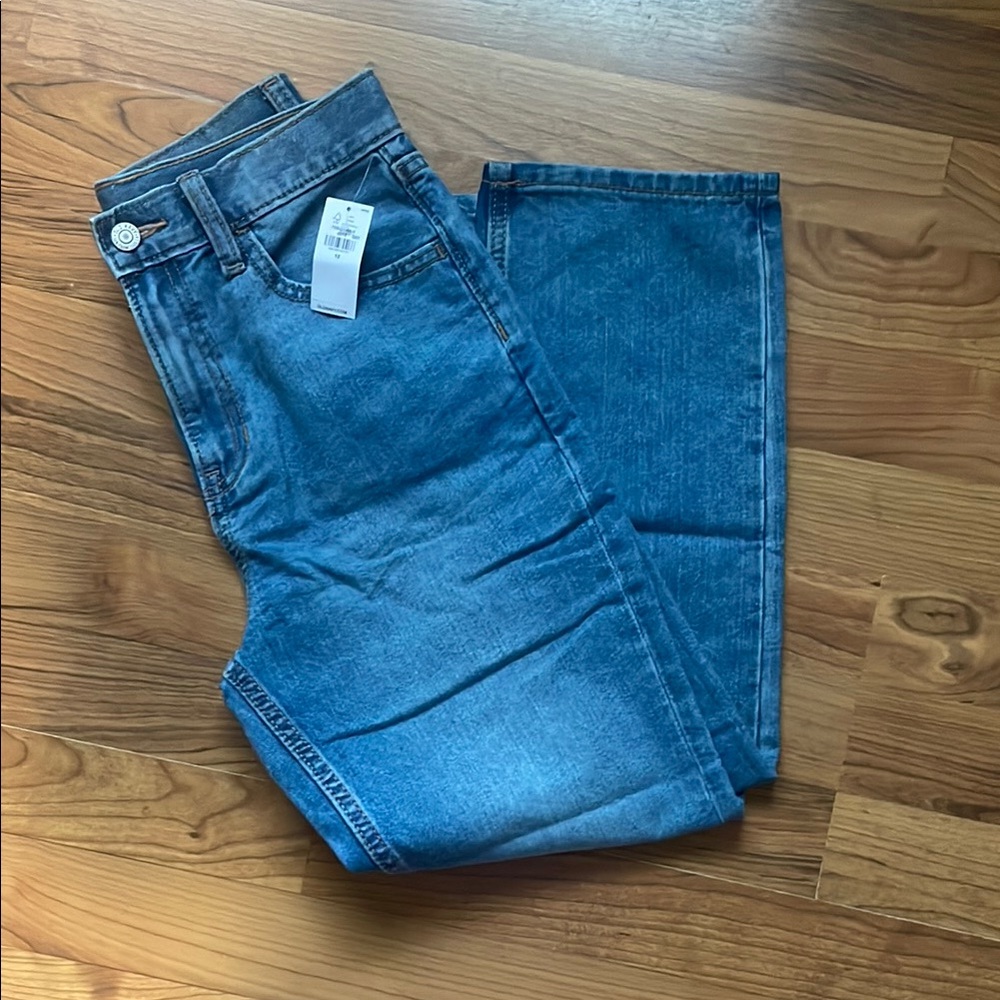 Old Navy Kids high rise slouchy straight jeans